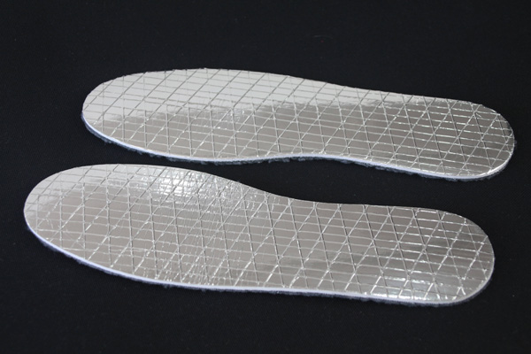 Aluminum Foot Warmer Inserts Insole for Gold Winter