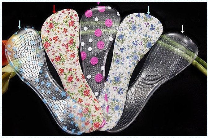 Soft PU Gel Insoles For Arch Padded Heel Protectors