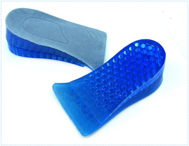 Two Layers 5cm Gel Arch Support Custom Gel Height Increase Insole 